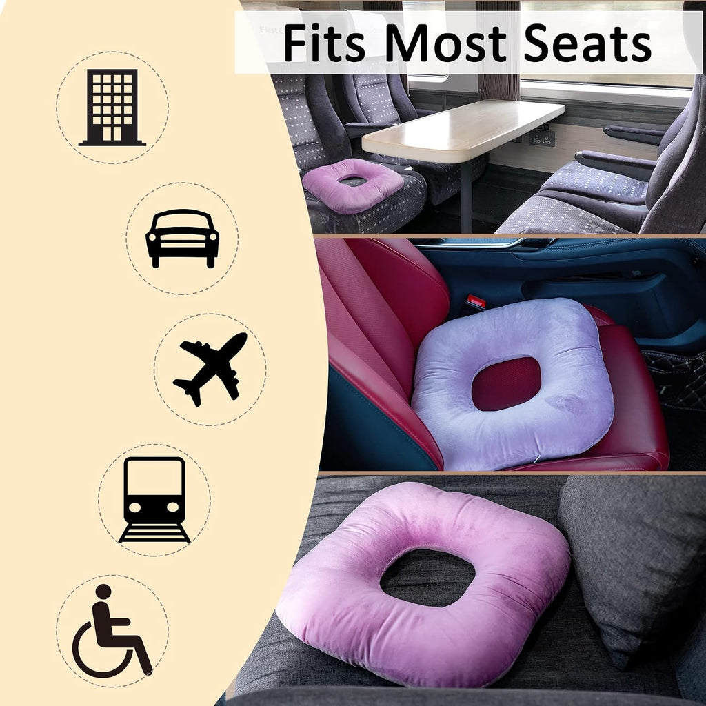 Hshbxd Donut Pillow, Tailbone Cushion for Wheelchair, Office and Travel