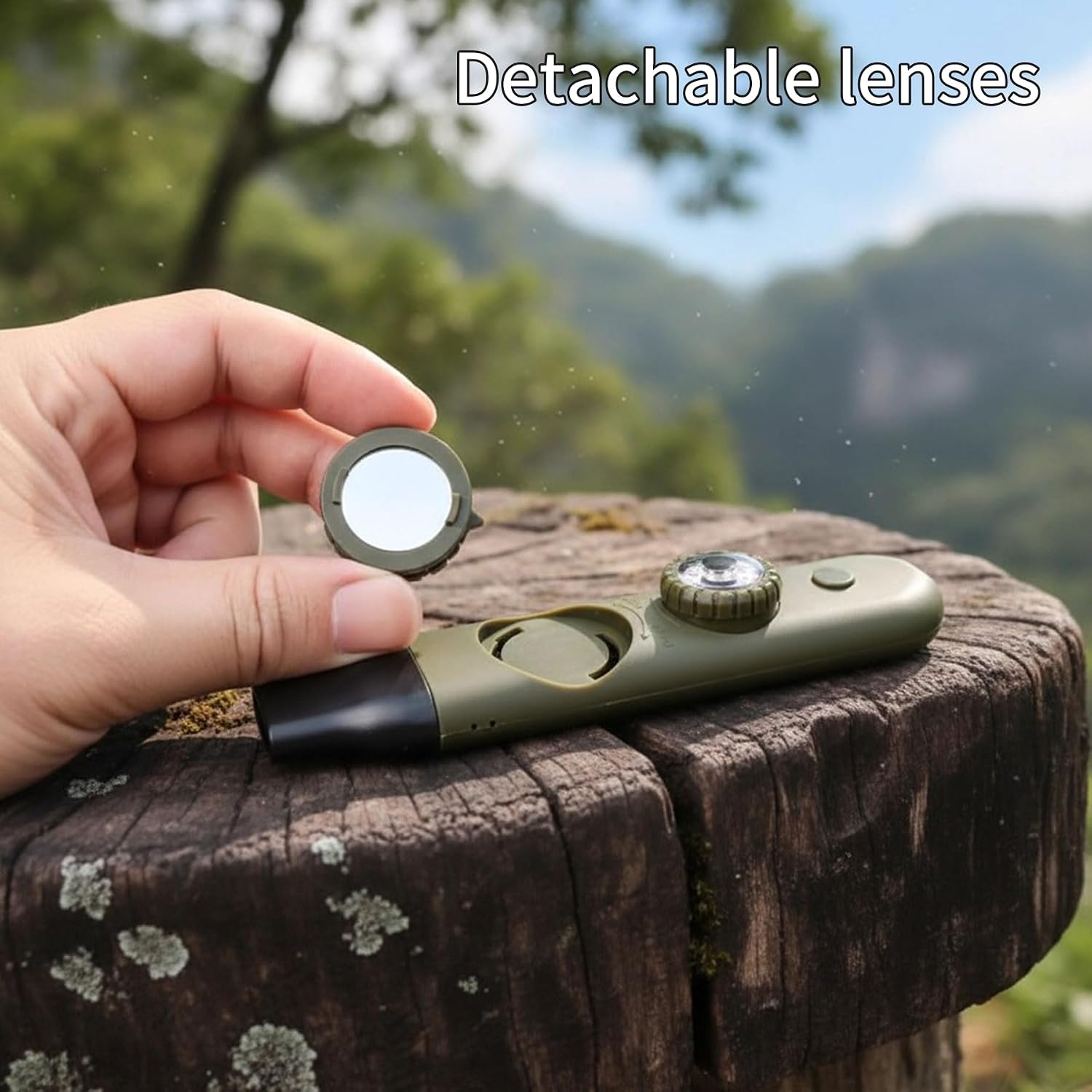 Multifunctional Survival Emergency Whistle for Kids with Compass Hiking Survival, Thermometer & Neck Lanyard | Emergency Safety Gear for Hiking, Camping, Kayaking, Boating, Climbing