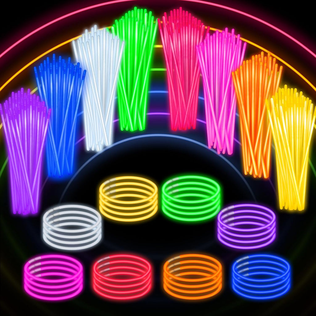 SpringFlower 480 PCS Glow Sticks Bulk Glow Sticks Bracelets For Party Favors Supplies,Neon Party Favors for Glow Party, Wedding, Concert, Raves and Birthday
