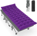 Slendor Folding Camping Cot with Mattress for Adults, 500lbs Portable Bed