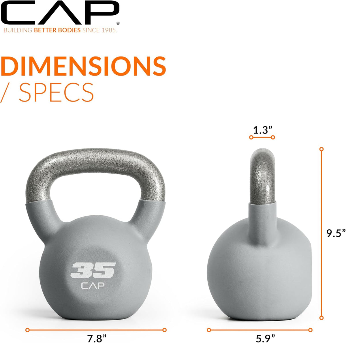CAP Neoprene Coated Kettlebells - Multiple Sizes