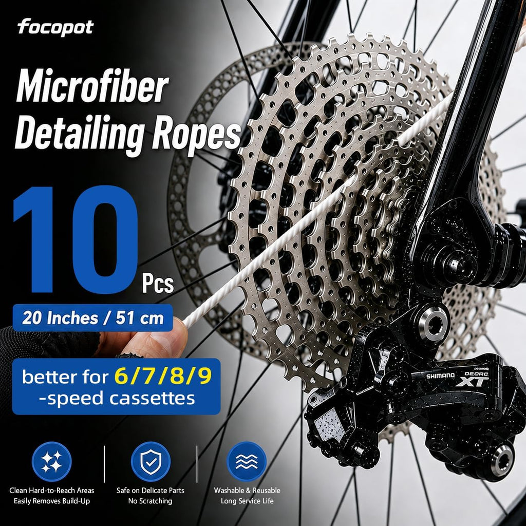 focopot Bike Chain Cleaner Kit with Bike Chain Degreaser,Scrubber,Lube