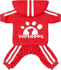 Dog Hoodie 4 Legs Jumpsuit Puppy Clothes Pullover Sweatshirt Pet Coat