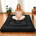 DAICO Japanese Floor Mattress, 4'' Thick Foldable Futon Mattress Full Size