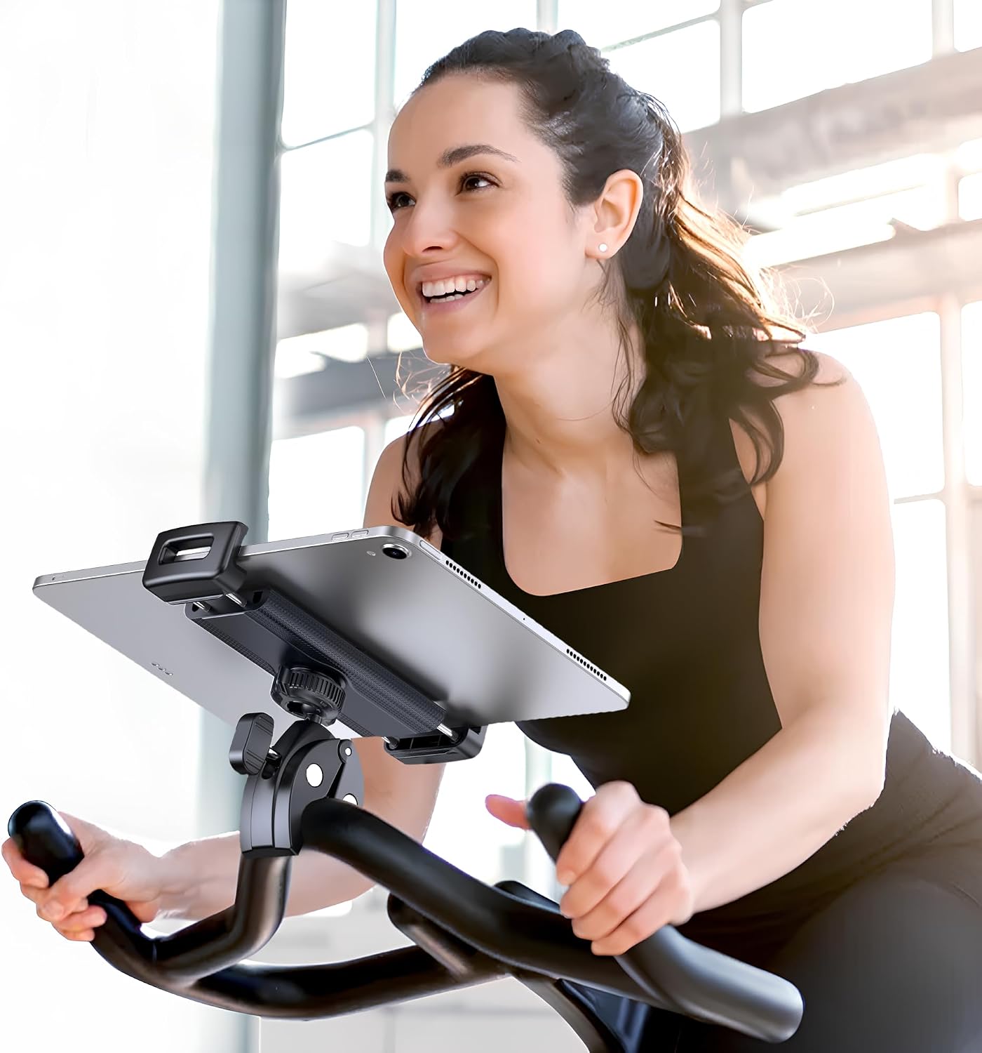 Tablet Holder Mount For Spin Bike, Treadmill, Indoor Stationary Bike