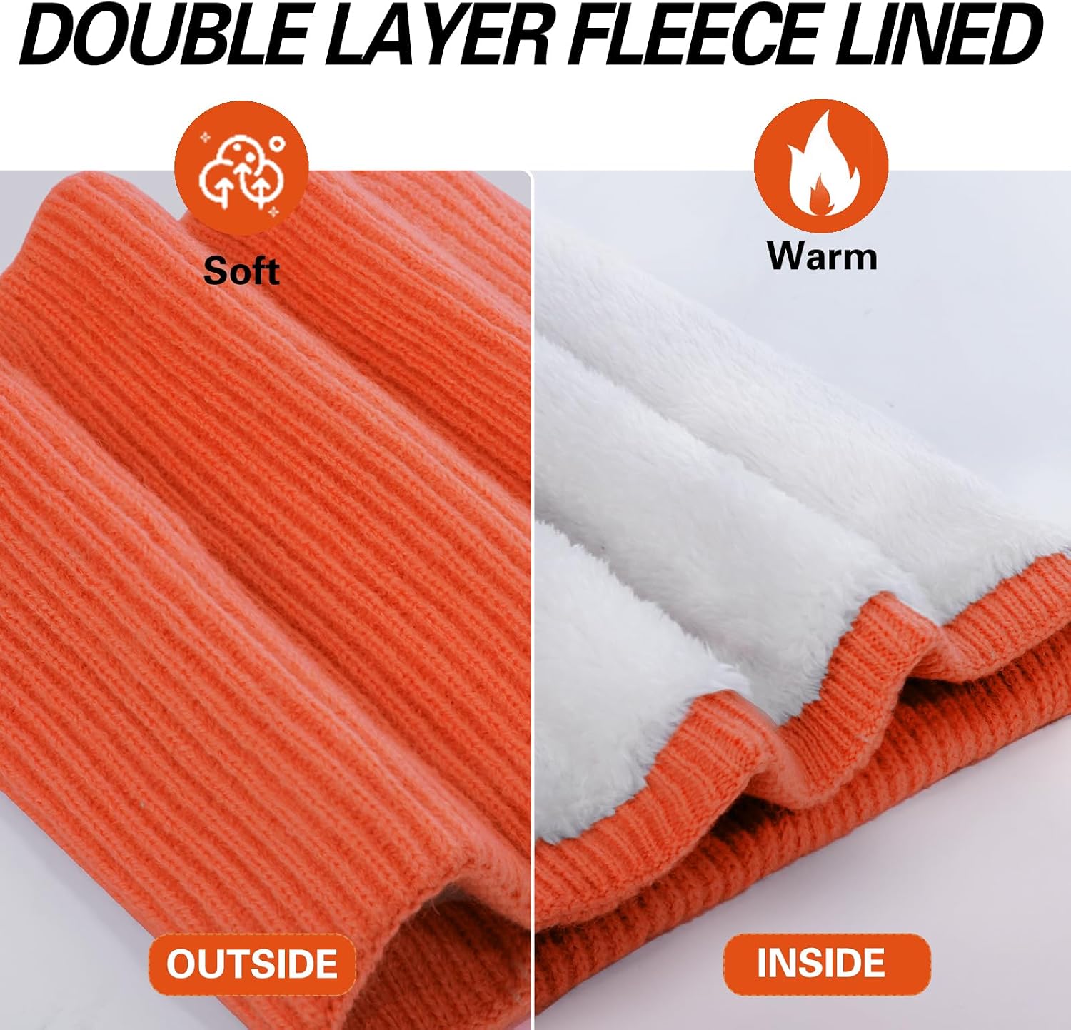 Neck Warmer for men,Winter Neck Gaiters Face Scarf Women Windproof Warm Fleece Scarves Gaiter for Cold Weather