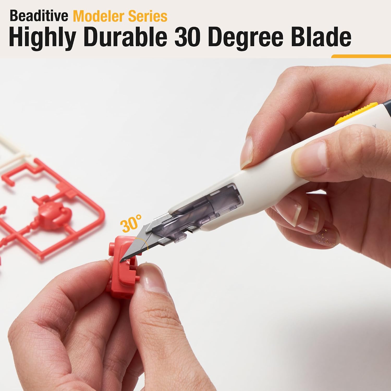 Beaditive High Precision Detail Craft Knife with 10 Blades - 30 Degree Blade Utility Knife - Art, Craft, Model Making