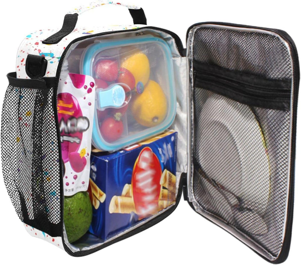 Baseballs Lunch Box Insulated Lunch Bag Cooler Tote Bag