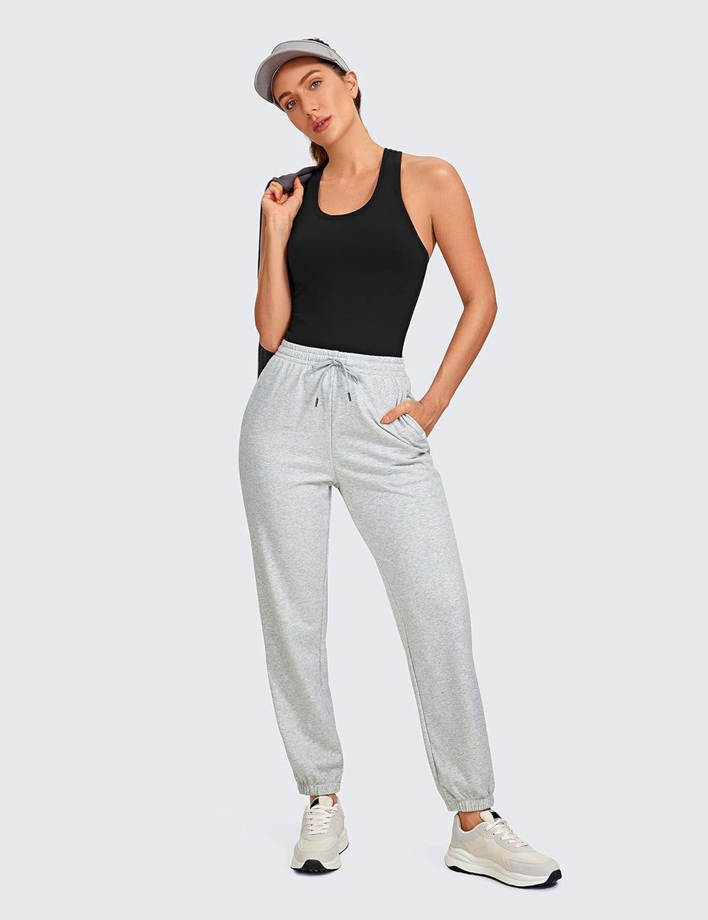 CRZ YOGA Butterluxe Racerback Tank Waist Length