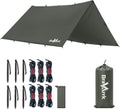Waterproof Camping Tarp Shelter Awning Hammock Tarp 10x10Ft