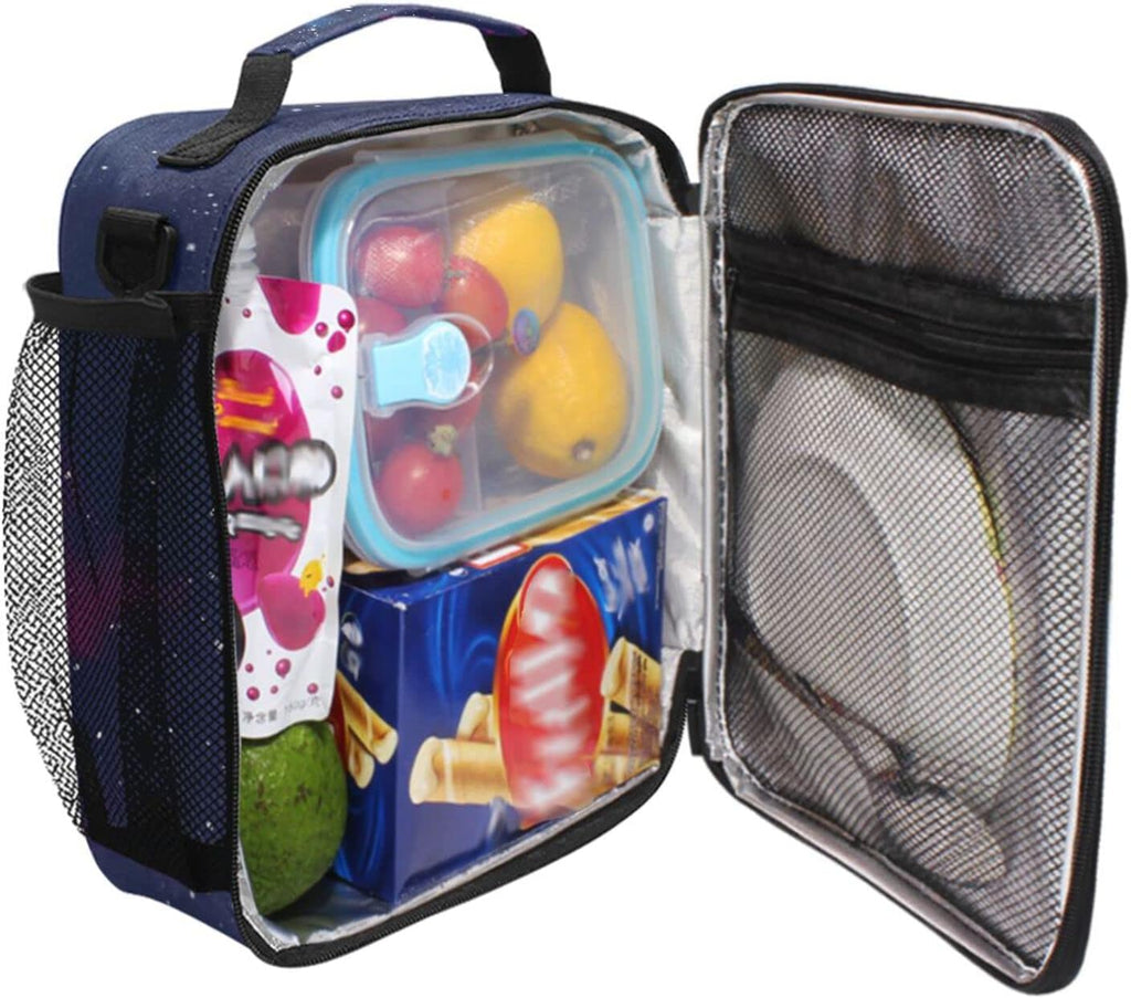Galaxy Lunch Box Insulated Lunch Bag Cooler Tote Bag