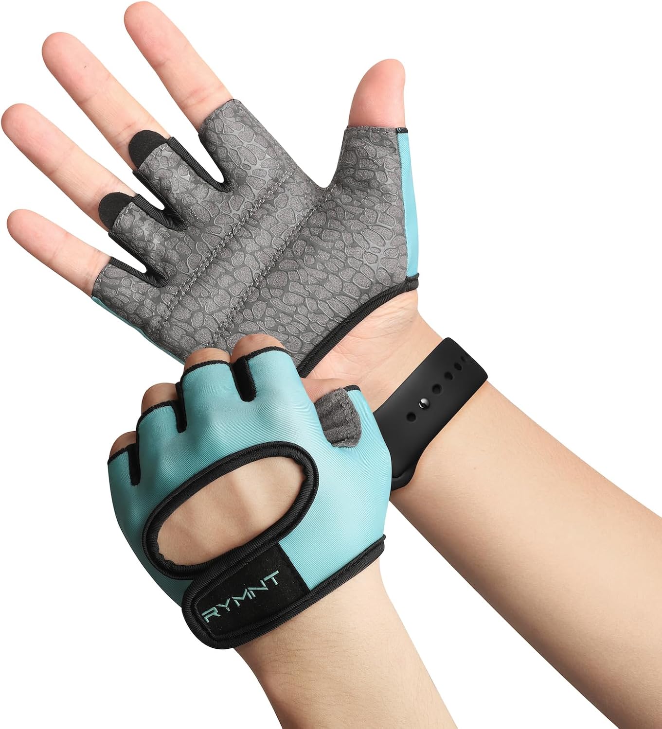 Short Workout Gloves for Women Men, Weight Lifting Gloves Full Palm Pads
