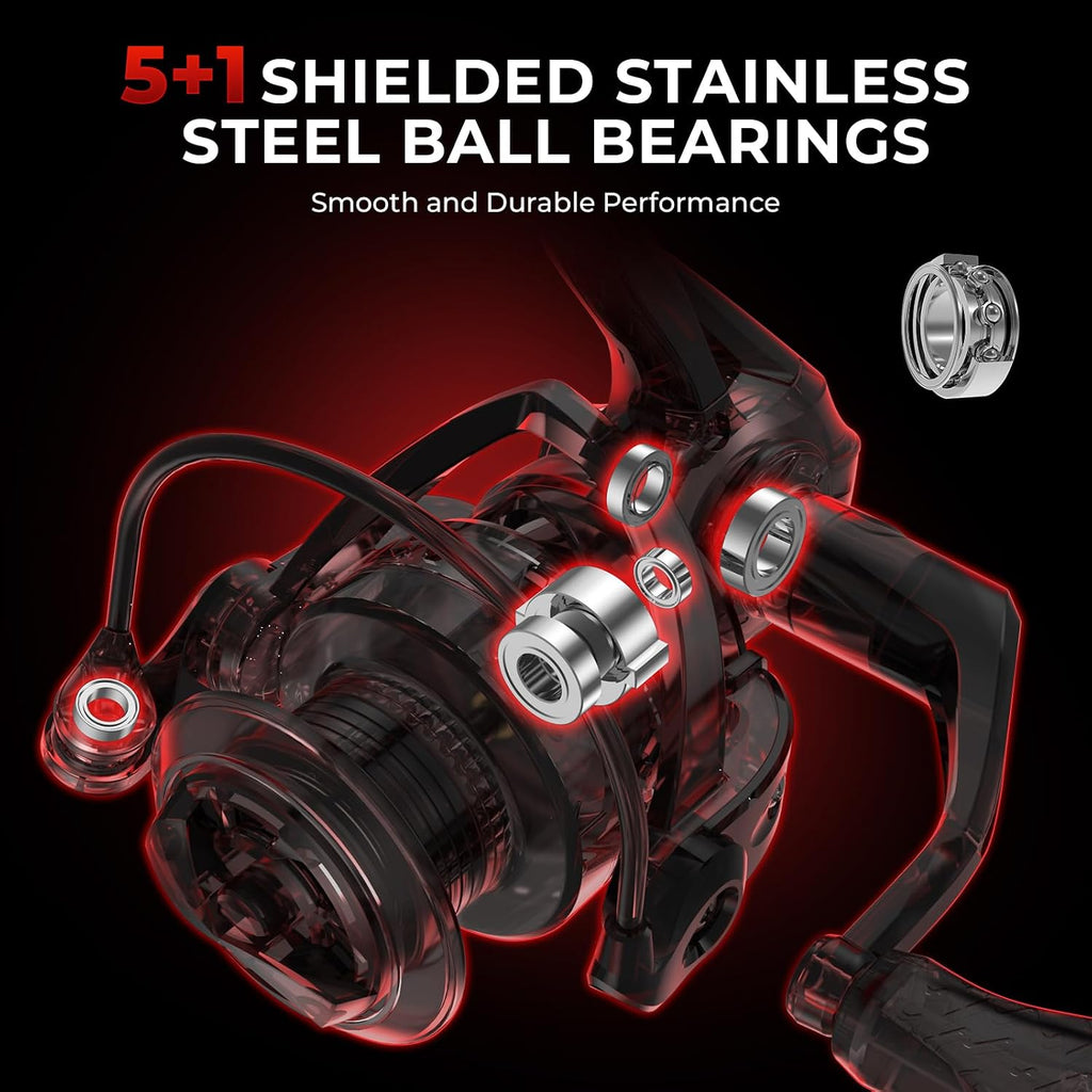 KastKing Royale Legend Spinning Fishing Reels, Available in 5.2:1 and 6.2:1