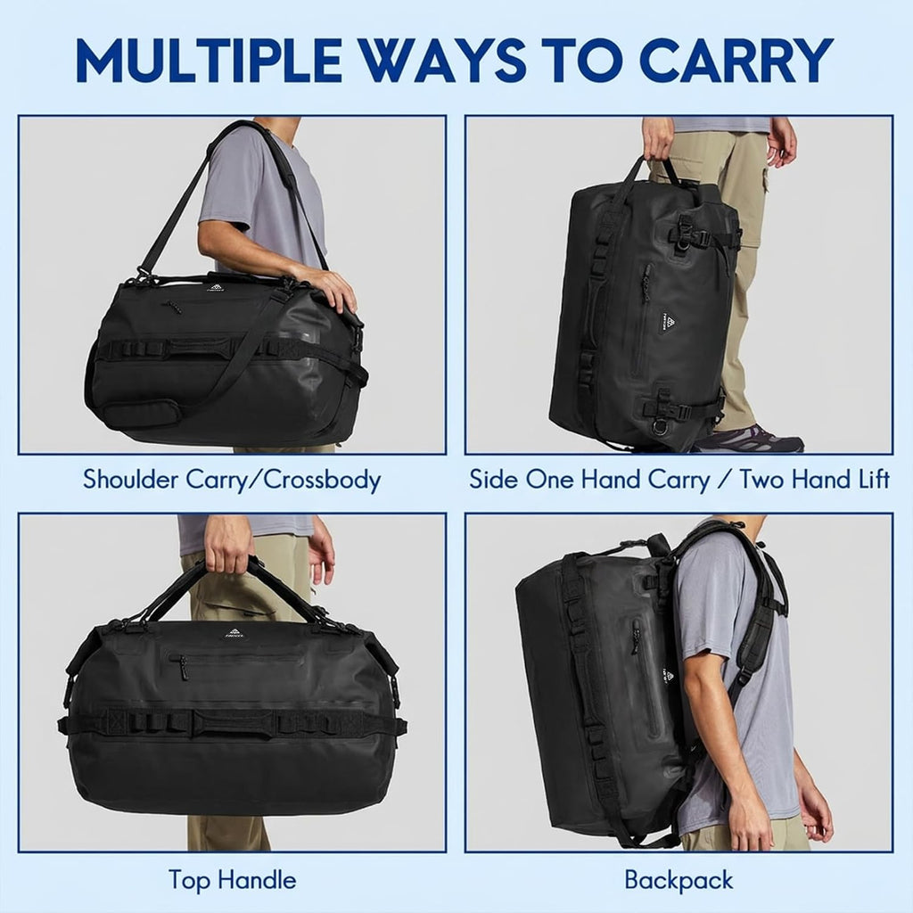 Haimont IPX7 Waterproof Roll-Top Dry Duffel Backpack Bag