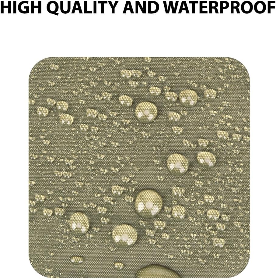 Gold Armour Rainfly Tarp Hammock, Premium 14.7ft/12ft/10ft/8ft Rain Fly Cover, Waterproof Ultralight Camping Shelter Canopy, Survival Equipment Gear Camping Tent Accessories (OD Green 12ft x 10ft)