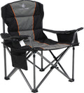 ALPHA CAMP Oversized Fully Padded Camping Chairs with Lumbar Support