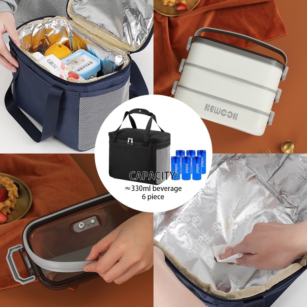 Bento Box Adult Lunch Box (74 Oz Large Capacity), Reusable, Leak-Proof, Including Lunch Bag, Fork And Spoon, 3 Dividers, Suitable For Work, Picnic, Dishwasher And Microwave Safe.(White)