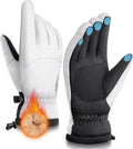 SIMARI Winter Waterproof Warm Gloves Women Men with Touchscreen Fingers, Ski Snow Windproof for Cold Weather Thermal, for Running Hiking Driving Cycling Outdoor Sports Daily Work