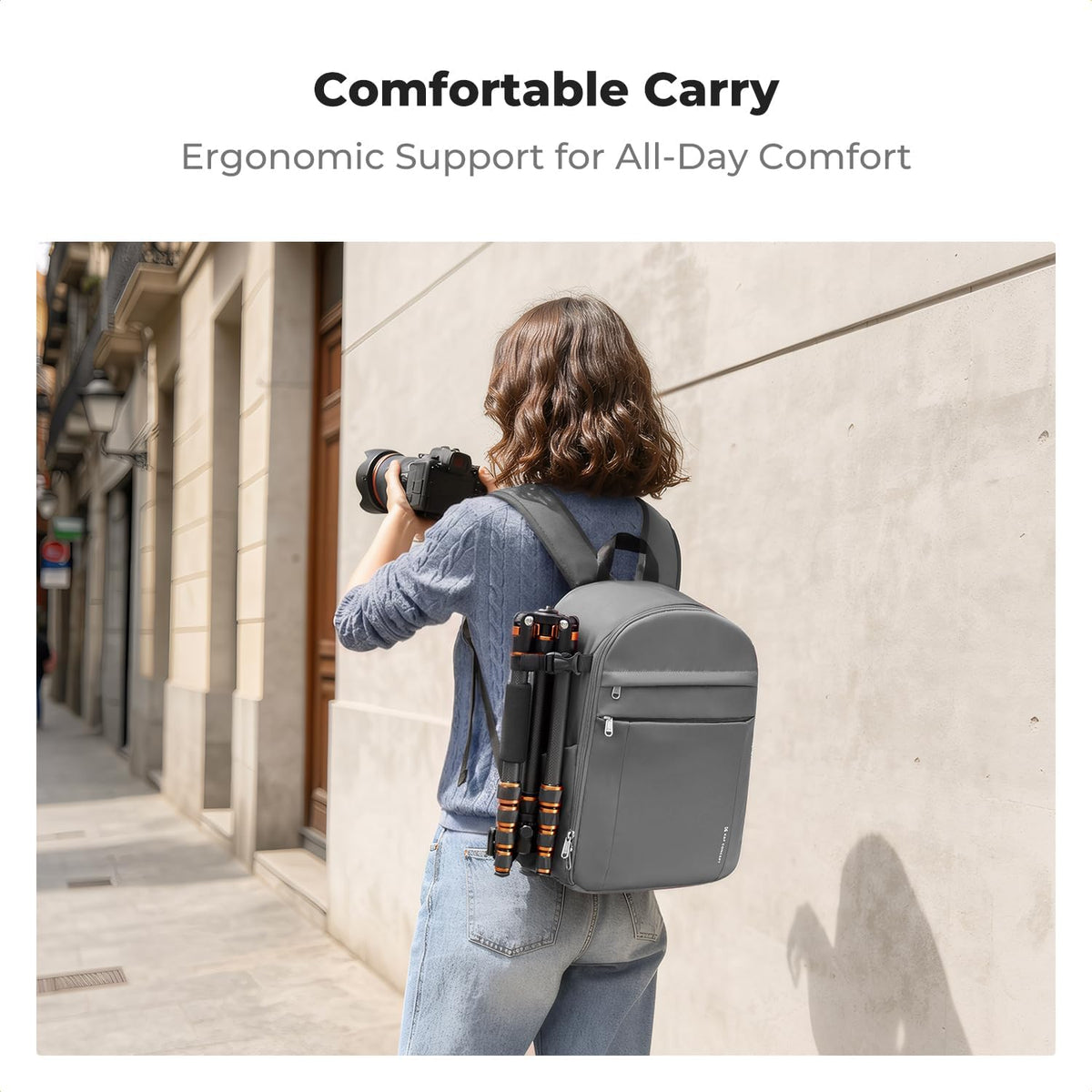 K&F CONCEPT Camera Backpack, DSLR/SLR/Mirrorless Photography Camera Bag