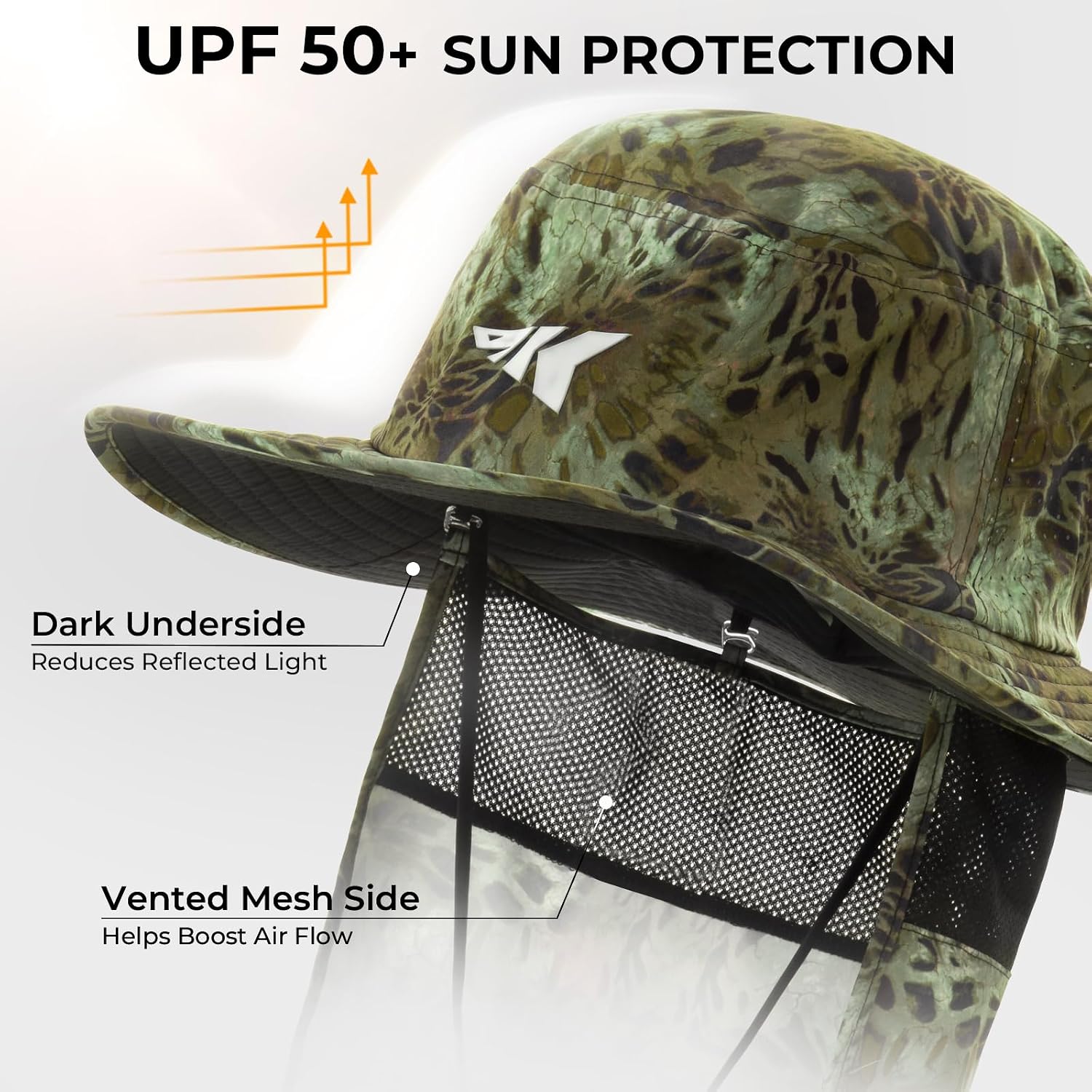 KastKing Sol Armis UPF 50 Boonie Hat for Sun Protection, Men Women