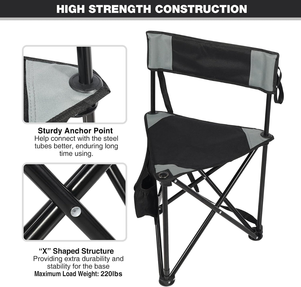 REDCAMP Tripod Hunting Chair for Blinds