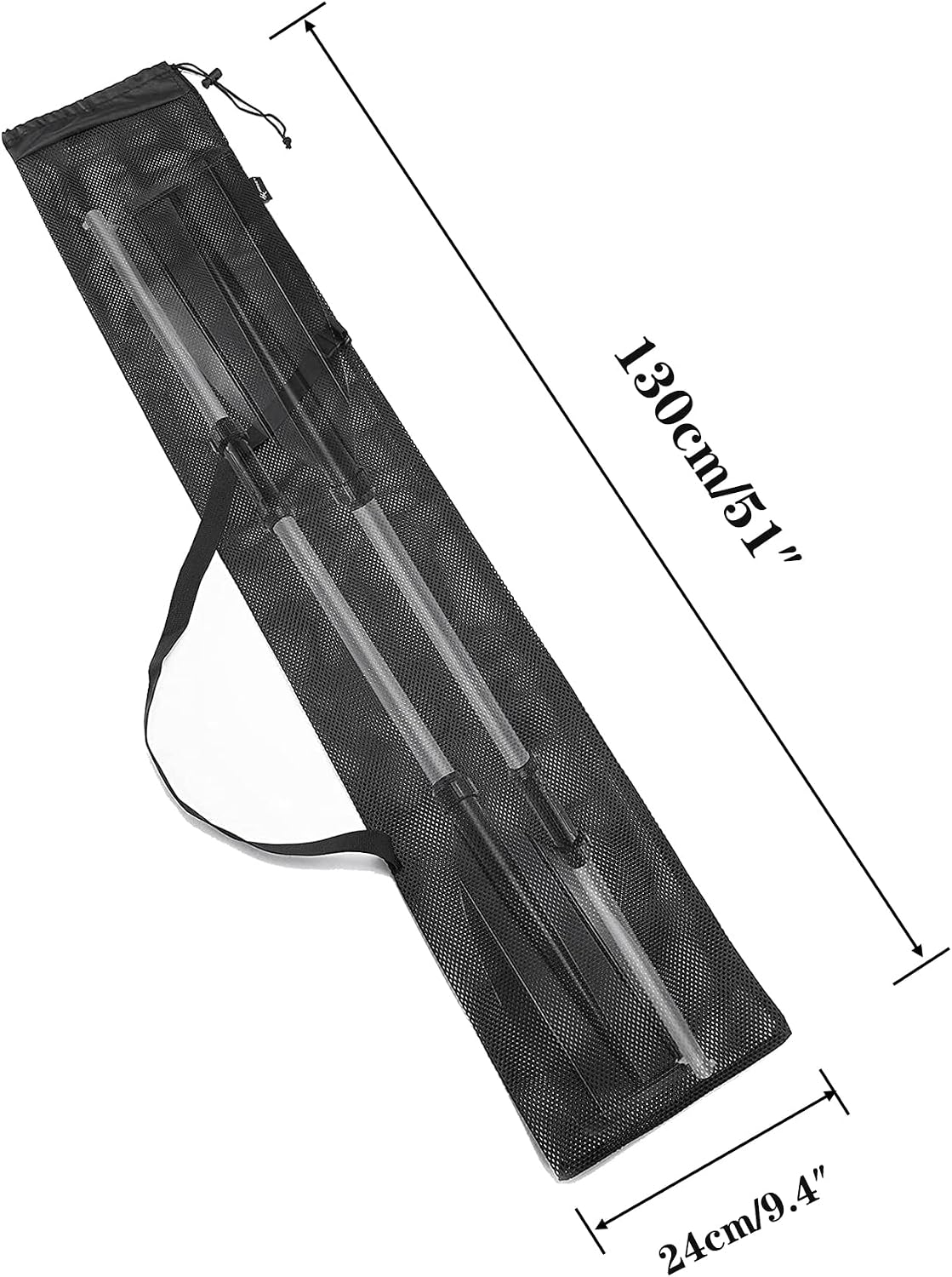 Kayak Paddle Bag, 51" Mesh Storage Bag
