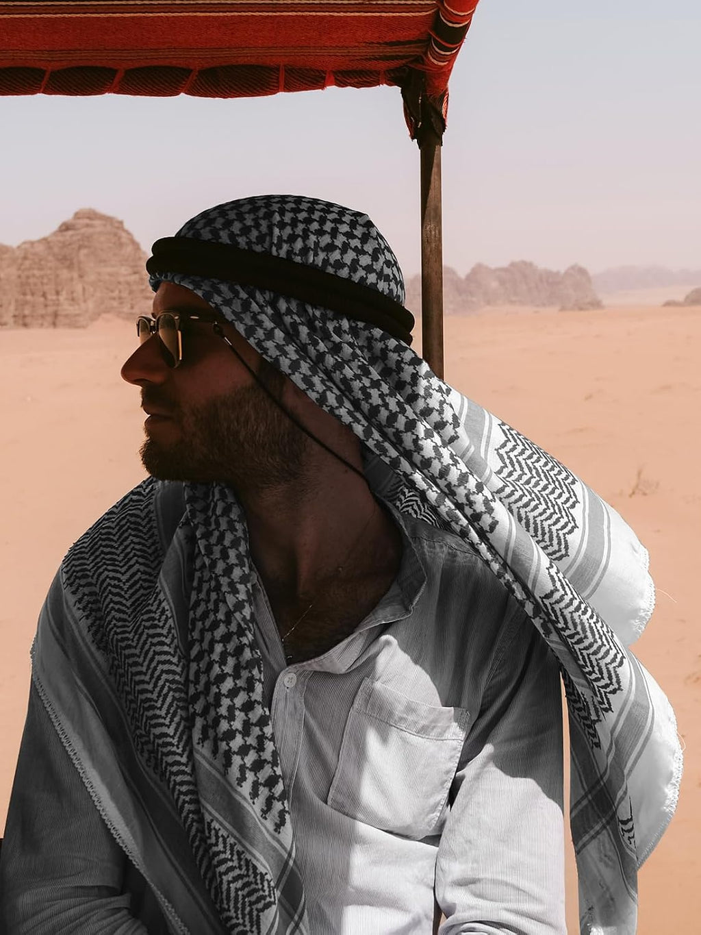 FREE SOLDIER Shemagh Keffiyeh Scarf for Men