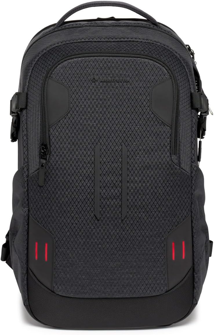 Manfrotto PRO Light Backloader M, Professional Camera Backpack for Cameras, Top and Rear Access, Double Tripod Mount, Padded Backpack with Interchangeable Dividers, Black
