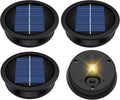 4 Pack Solar Light Replacement Top, 3.23 Inch Waterproof for Garden Lantern
