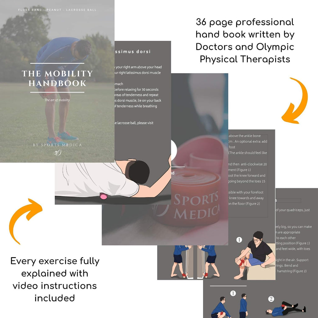 Sports Medica Peanut Massage Ball, Double Lacrosse and Peanut Ball Therapy
