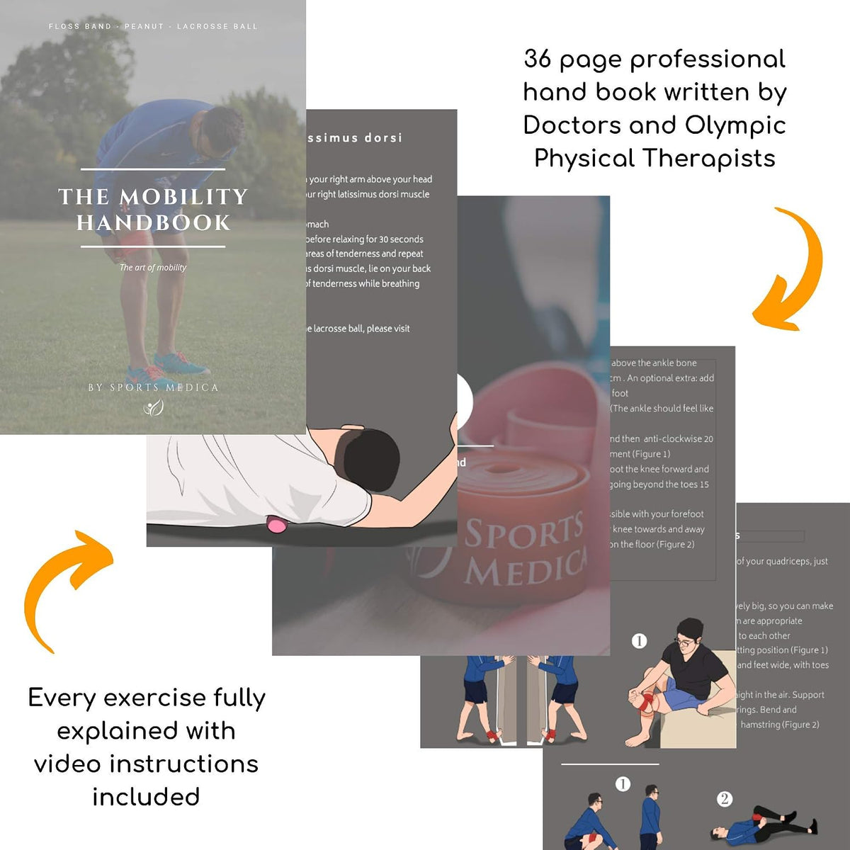 Sports Medica Peanut Massage Ball, Double Lacrosse and Peanut Ball Therapy