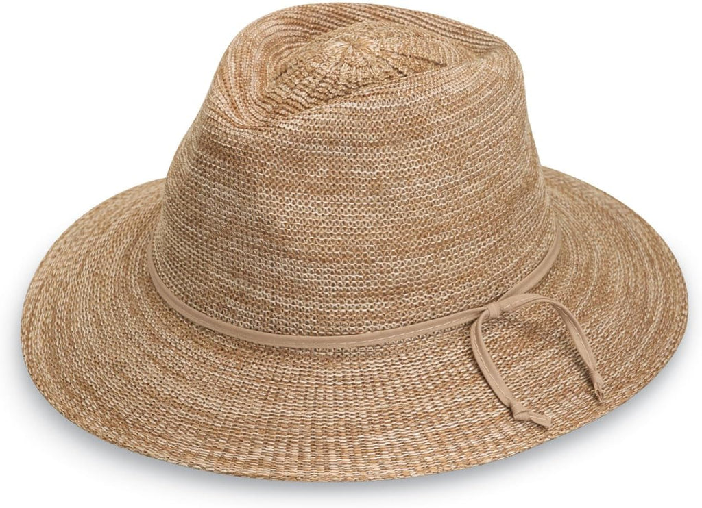 Wallaroo Hat Company Women's Victoria Fedora – UPF 50+ UV Protection, Wide Brim, Packable & Adjustable Sun Hat