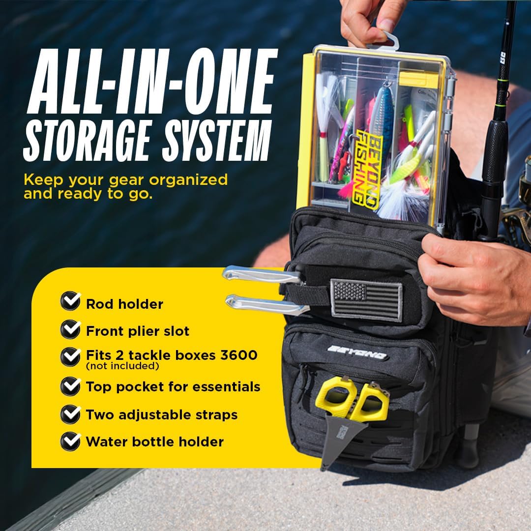 Beyond Voyager Tackle Bag Bundle without & with 2 3600 Tackle Box