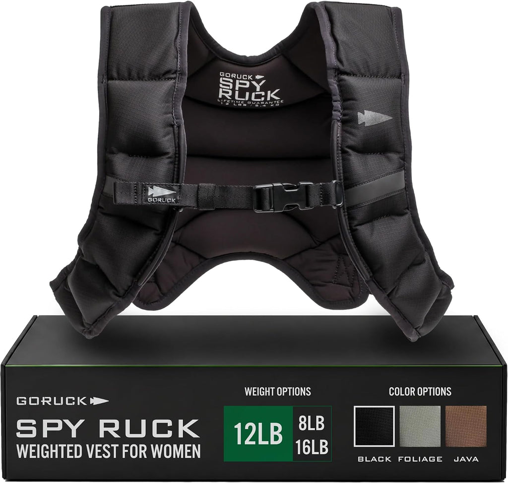GORUCK Spy Ruck Women's Weighted Vest for Walking & Running - Weight Vest for Women Fitness Training with Adjustable Fit, Low-Profile Design for Weight Loss
