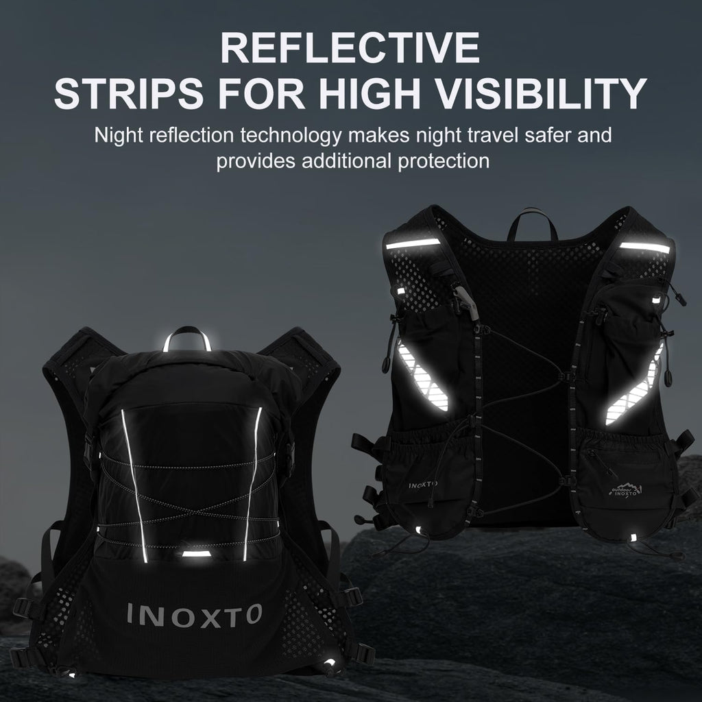 IX INOXTO Running Vest Hydration Backpack, Lightweight Running Backpack