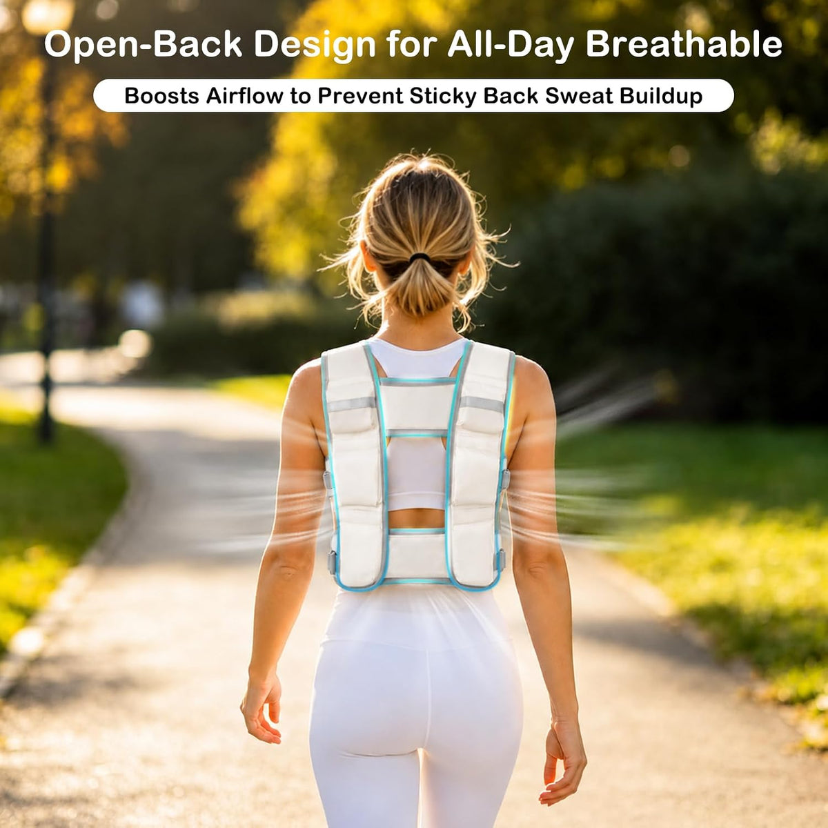 Adjustable Weighted Vest for Women Men, 0.7-12/0.7-18 lb Ultra-Light Start