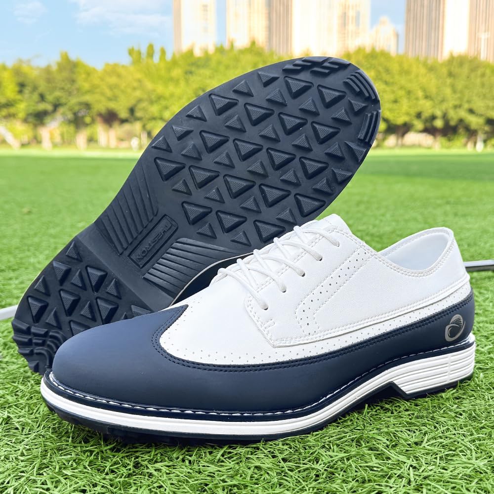 Men's Professional Golf Shoes Spikes Golf Sports Sneakers Male Waterproof Golfing Sneakers Walking Sports Shoes