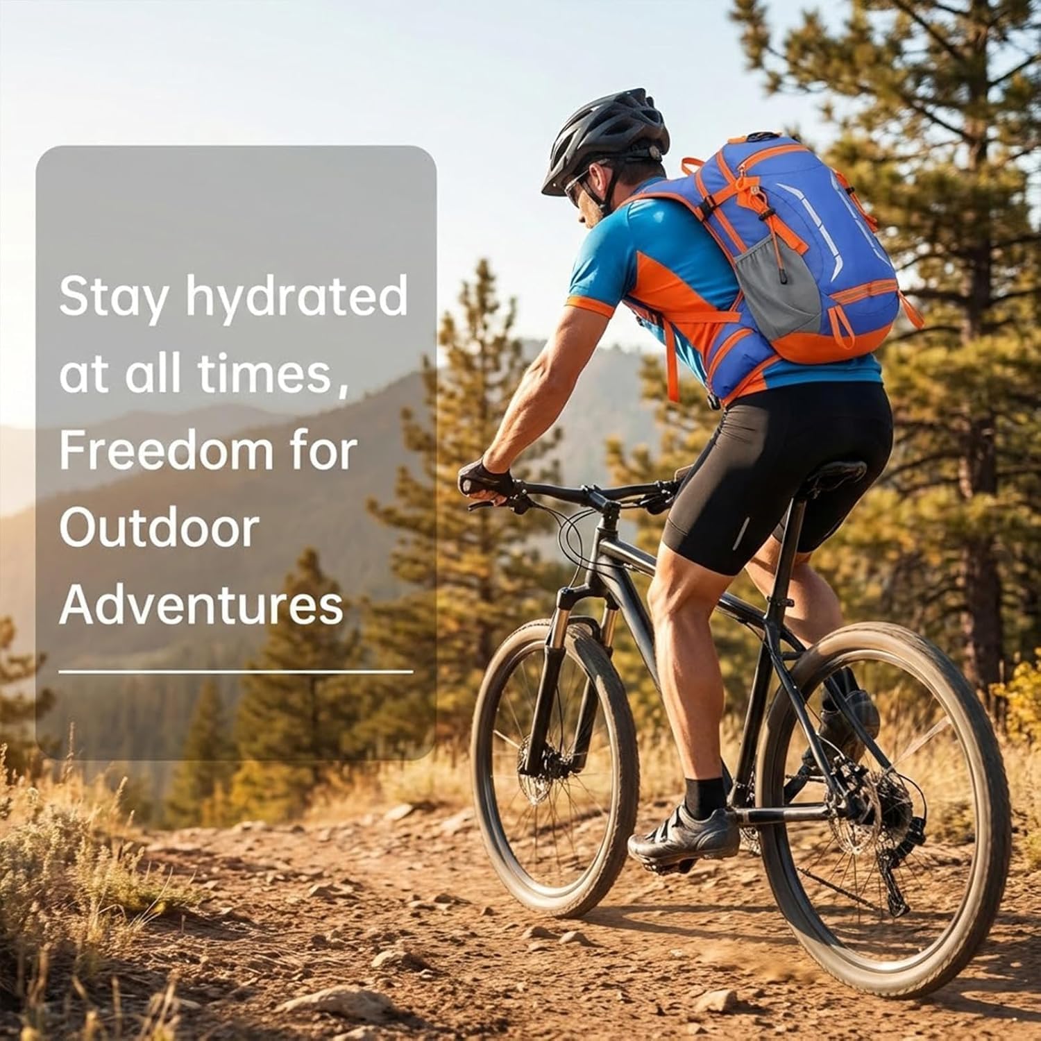 12L Hydration Backpack for Men Women,Lightweight Hydration Pack with 2L Water Bladder, Water Backpack for Cycling,Hiking,Rave,Biking and Running Outdoor Activities