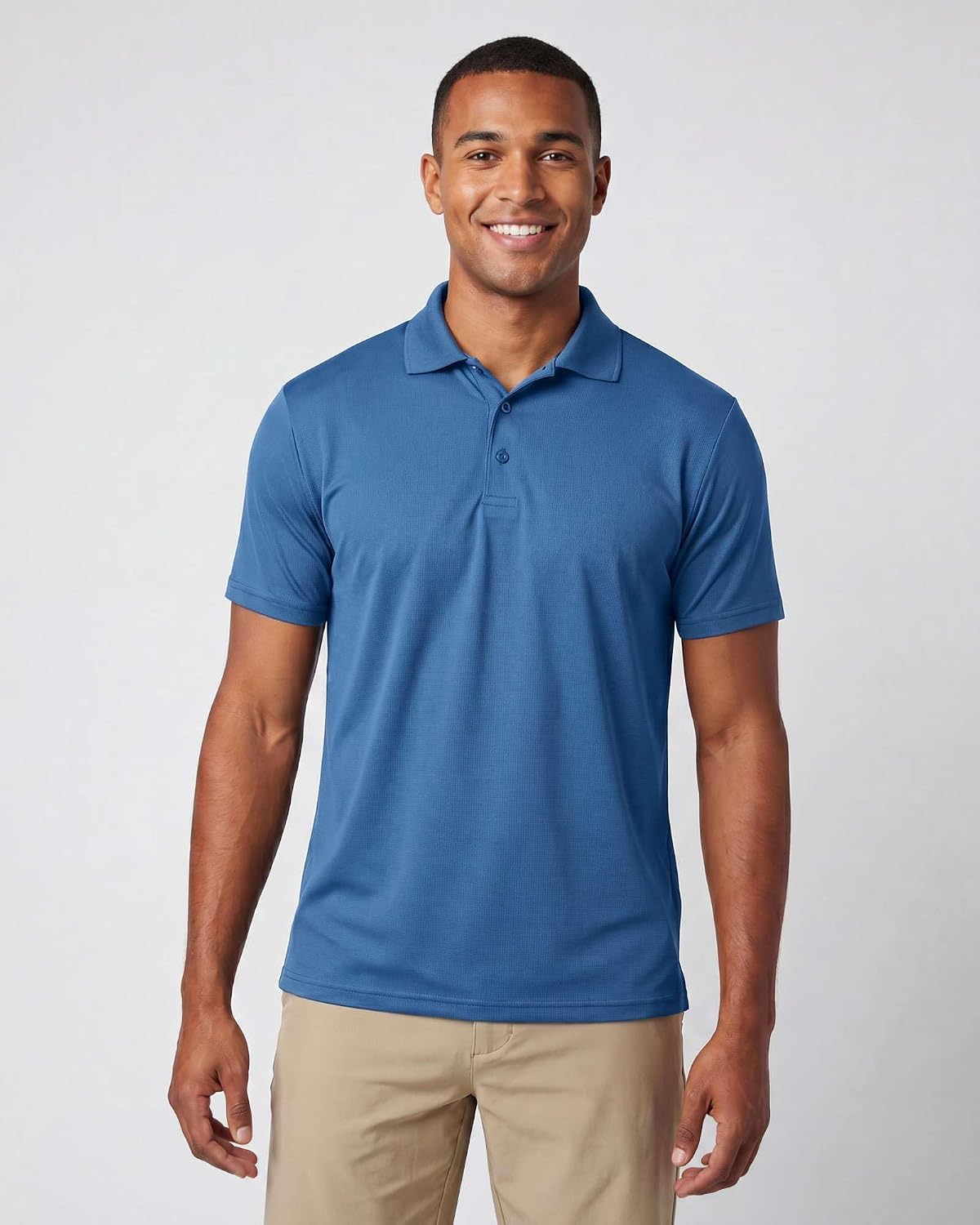 3 Pack Men's Short Sleeve Golf Polo Collared Athletic Tennis Shirt Casual