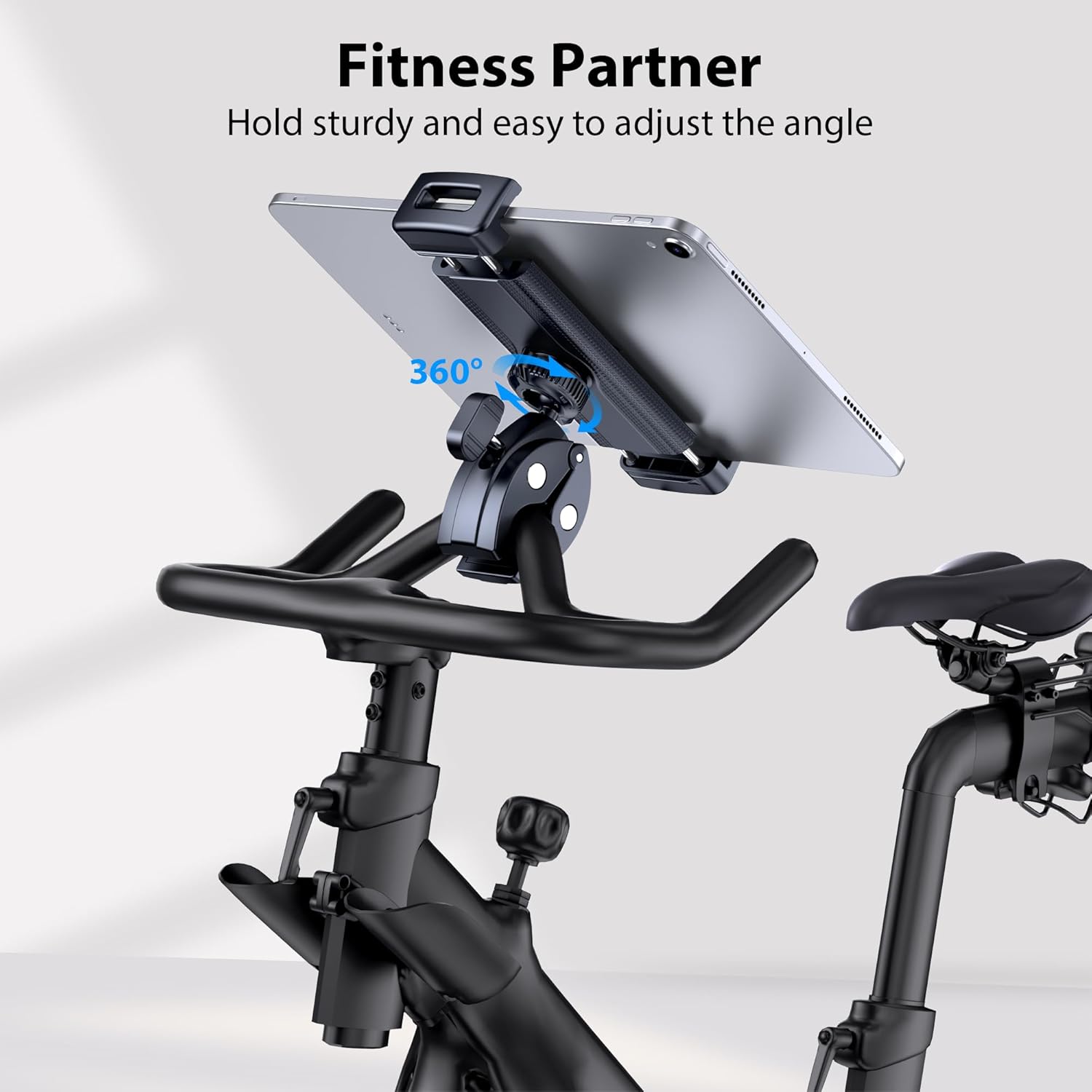 Tablet Holder Mount For Spin Bike, Treadmill, Indoor Stationary Bike