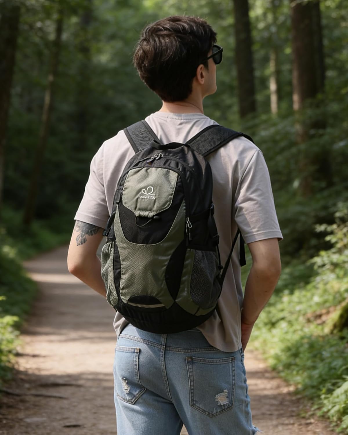 WATERFLY Lightweight Packable Hiking Backpack, 30L Day Pack