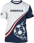 Mens Soccer Jersey Men's Clothing Short Sleeve Top Adult Sports Fan T Shirts for Men Women