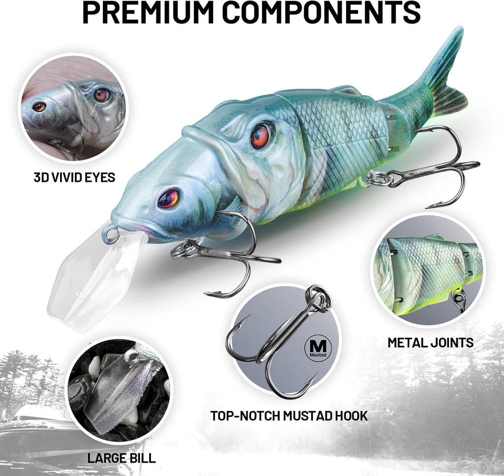 Handing Multi-Jointed Swimbait Fishing Lures Swimbait Fishing Lures