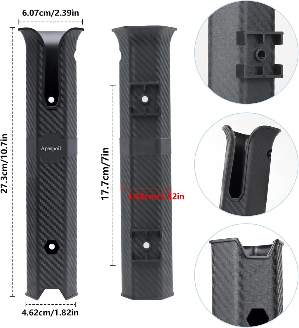 8 Pack Plastic Fishing Rod Holders Racks for Boat