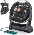 Portable Fan Rechargeable 20000mAh Cordless Battery Powered Camping Fan