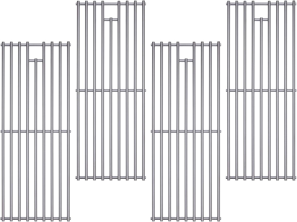 Upgrade 4 Pack 8mm 304 Stainless Steel BBQ Cooking Grill Grate Replacement Parts for Bull 16517,BBQ Angus 47628, Brahma, Lonstar Select, Outlaw Steer Premium, Lonestar Select,7 Burner Premium