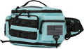 Tactical Fanny Pack ，Utility Bags Military Waist Bag Pack Hip Belt Bumbag for Men Women Fishing Hiking Hunting with Patch (LightBlue)