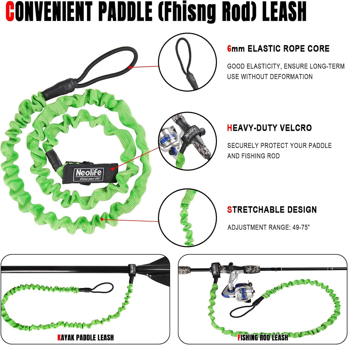 Angler Kayak Paddle, Adjustable Carbon Fiber Fishing Kayak Oar