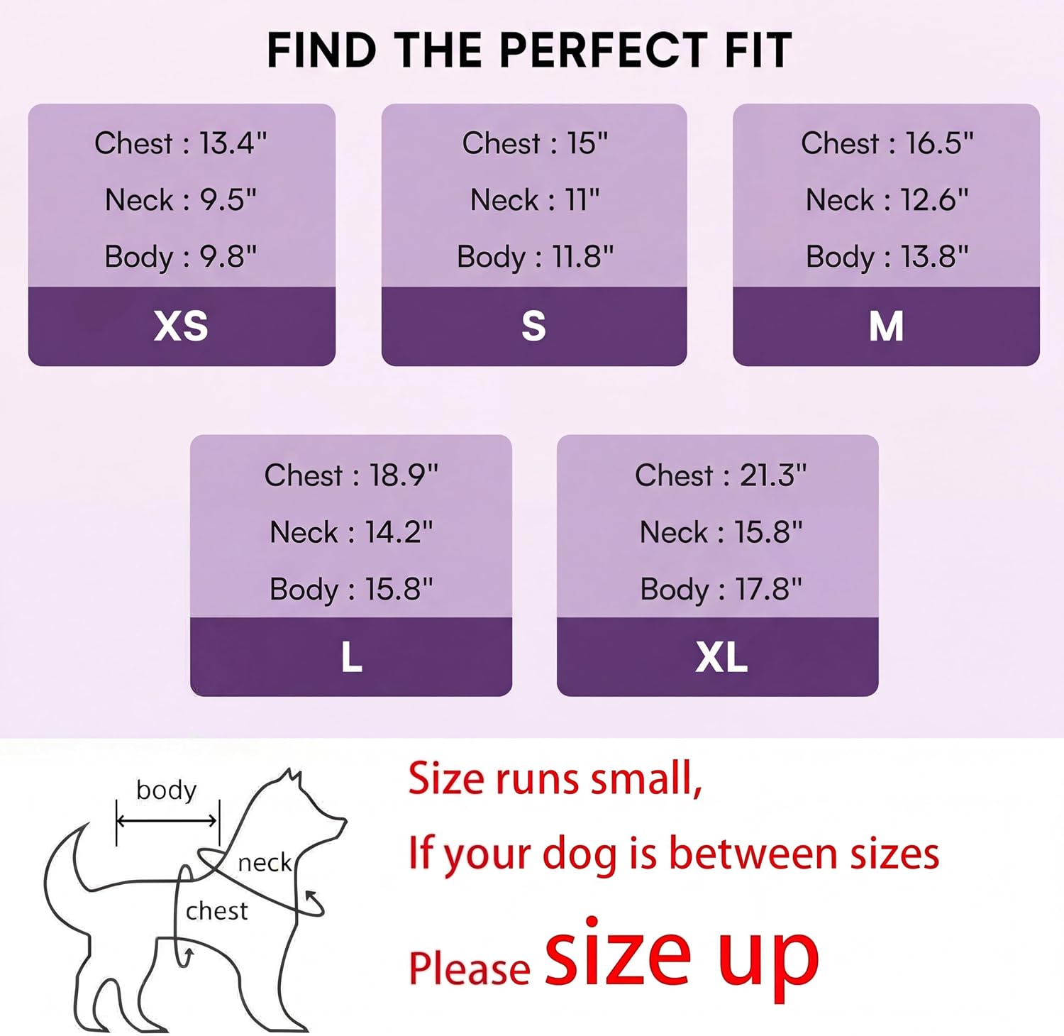 Small Dog Sweaters, Soft Knit Cold Weather Turtleneck Dog Clothes, Lightweight Warm Puppy Sweater for Chihuahua, Dachshund, Shih Tzu, Yorkie (Purple, M)