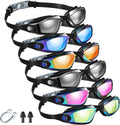 Flutesan 6 Pack Swim Goggles for Adults